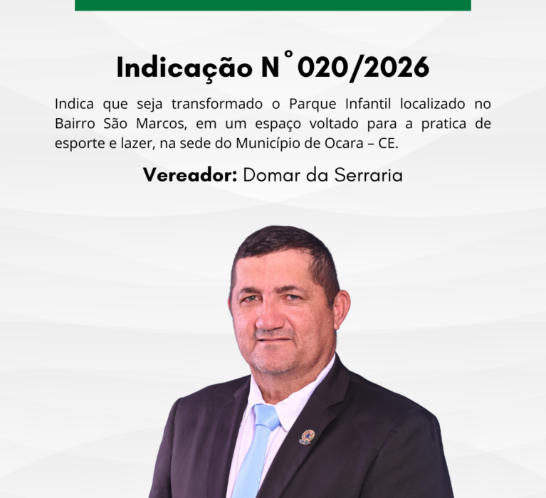 Indicação N° 020/2026