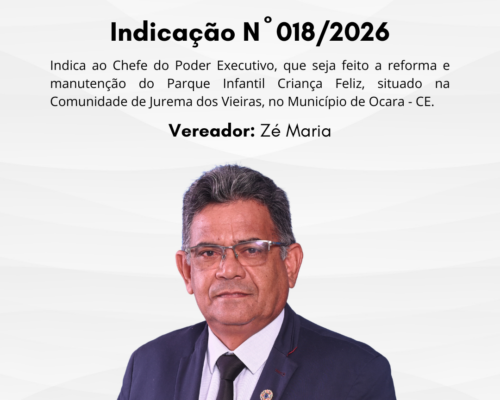 Indicação N° 018/2026