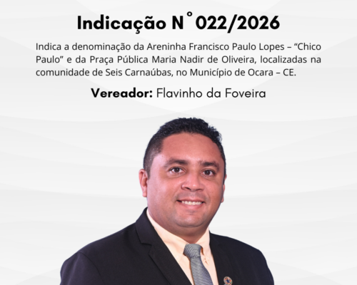 Indicação N° 022/2026
