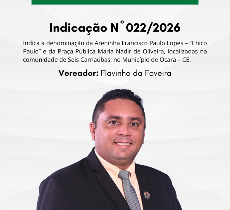 Indicação N° 022/2026