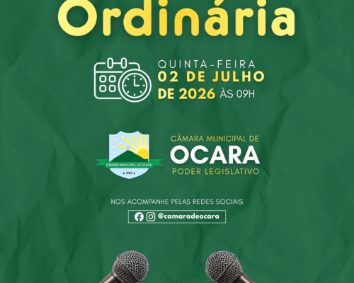 Pauta da 24ª Sessão Ordinária de 2026