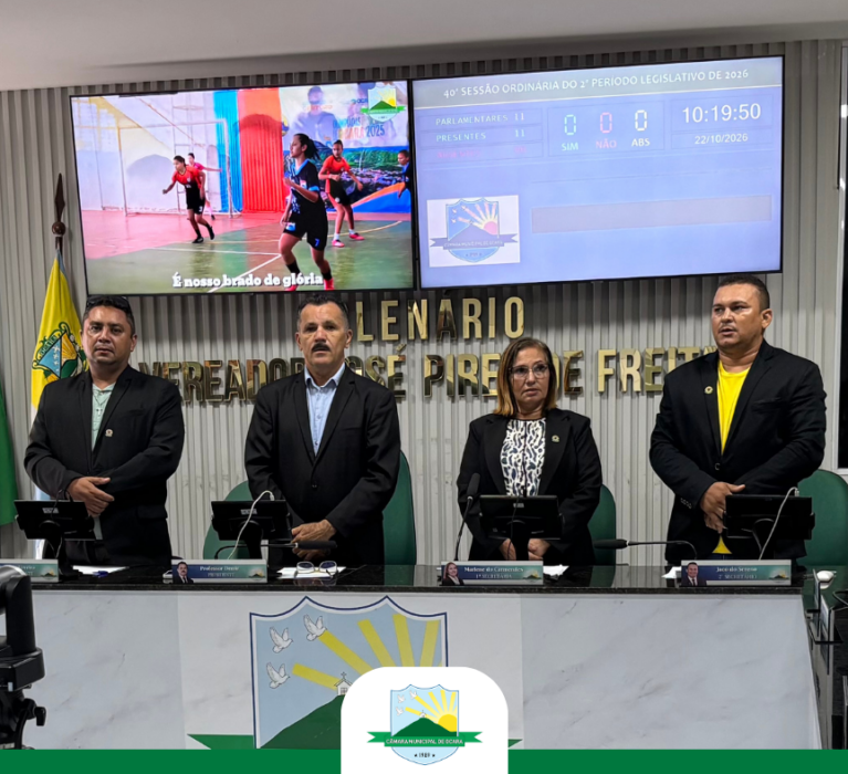  40ª Sessão Ordinária de 2026